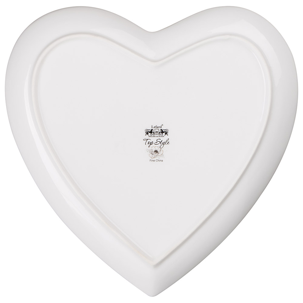 ТАРЕЛКА LEFARD "TOP STYLE" СЕРДЦЕ 21,5*2 СМ (КОР=48ШТ.)