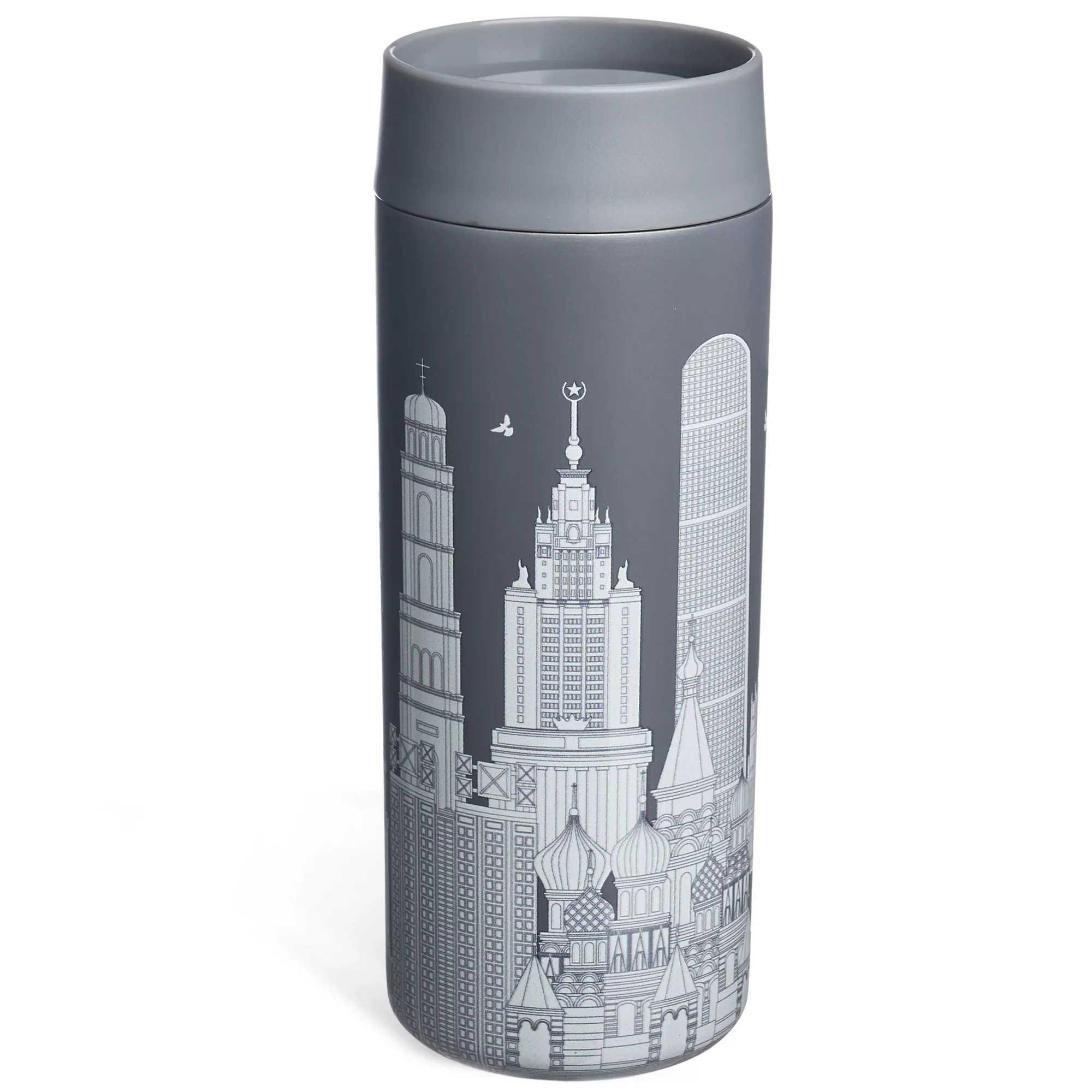 ТЕРМОКРУЖКА CITY 350 МЛ, КОЛБА НЕРЖ.СТАЛЬ 18/10