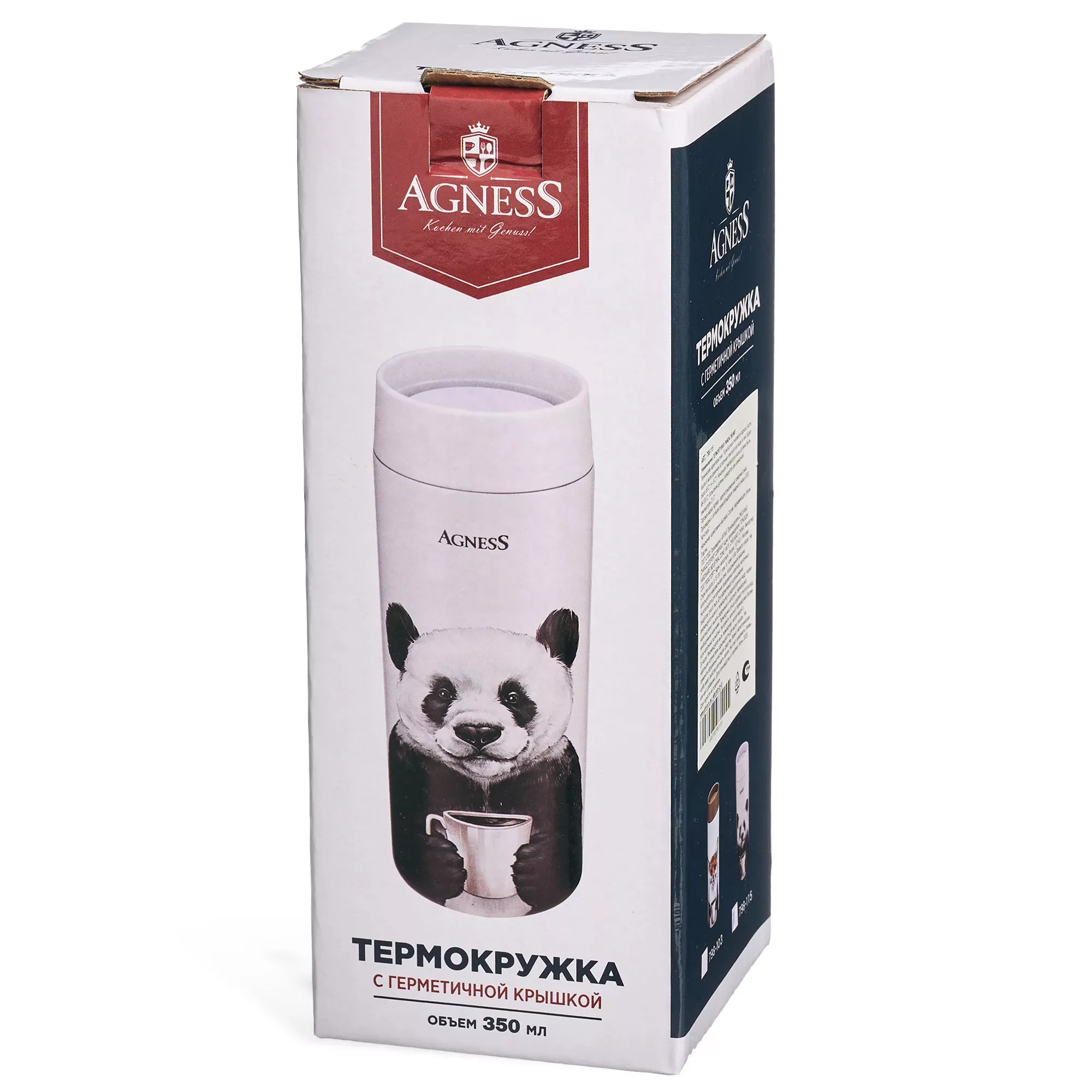 ТЕРМОКРУЖКА PANDA 350 МЛ, КОЛБА НЕРЖ.СТАЛЬ 18/10