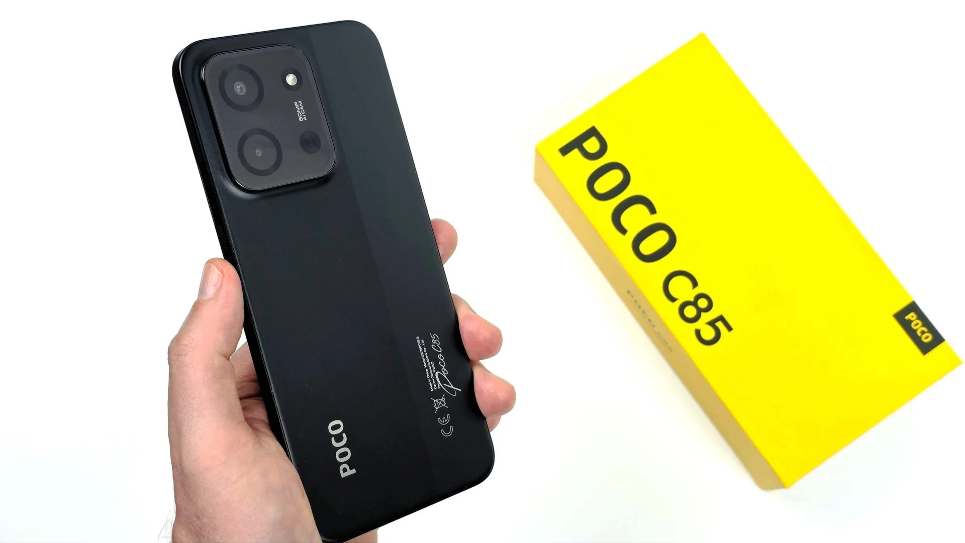 Смартфон POCO C85 6/128Gb черный (MZB0LGERU)