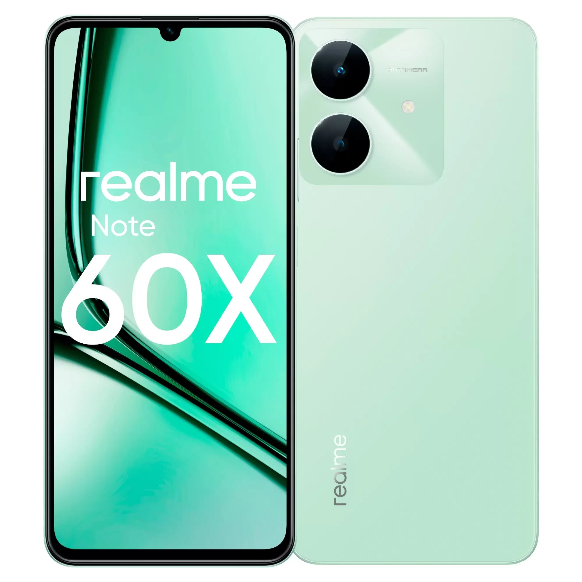 Смартфон Realme Note 60х RMX3938 4/128Gb зеленый