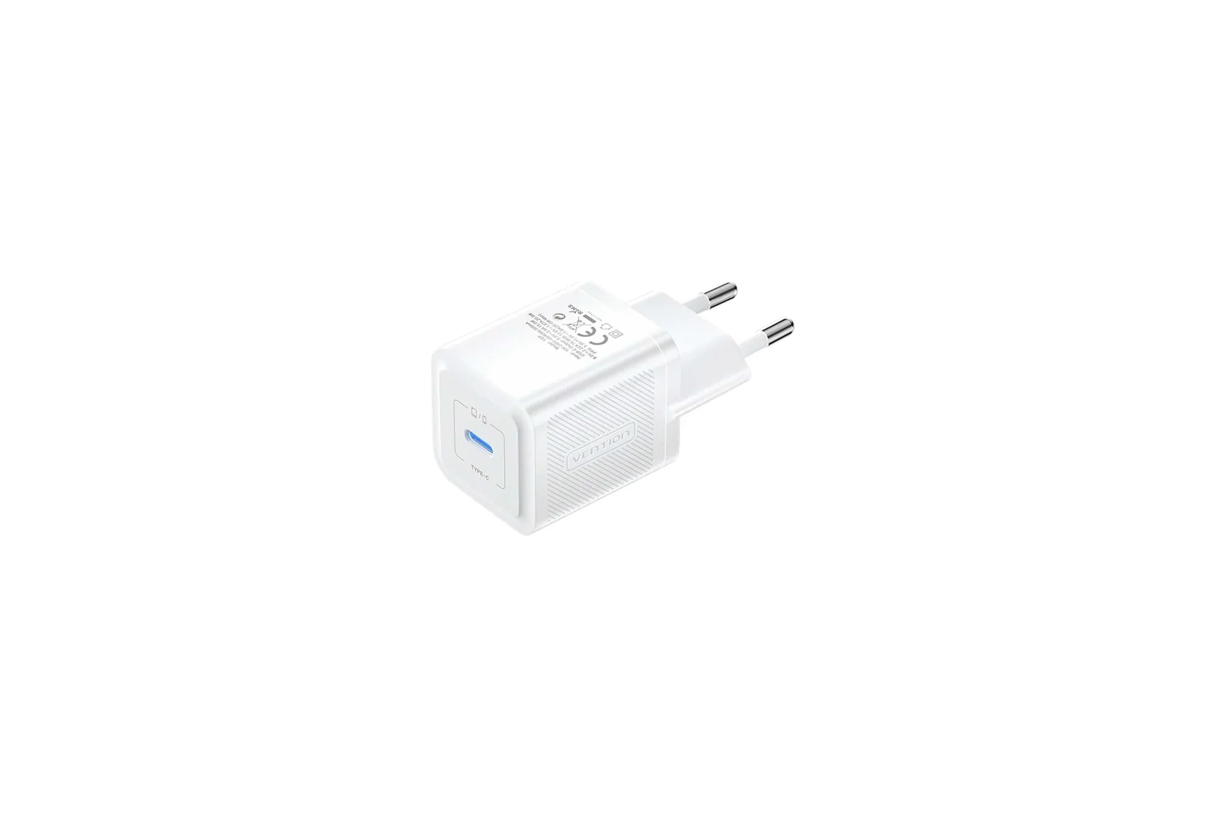 Зарядное устройство Vention на 1 порт USB С, GaN, 20W, белый (FEPW0-EU)