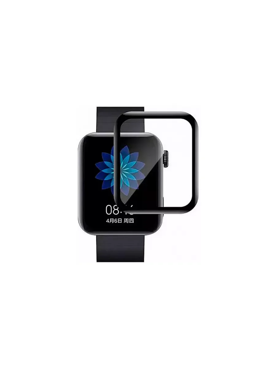 Защитная пленка и стекло Red Line PMMA для часов Amazfit GTS 2 (3D), черный