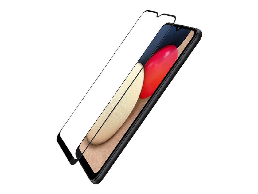 Защитная пленка и стекло Red Line для Samsung Galaxy A02 Full Screen (3D) tempered glass FULL GLUE черный