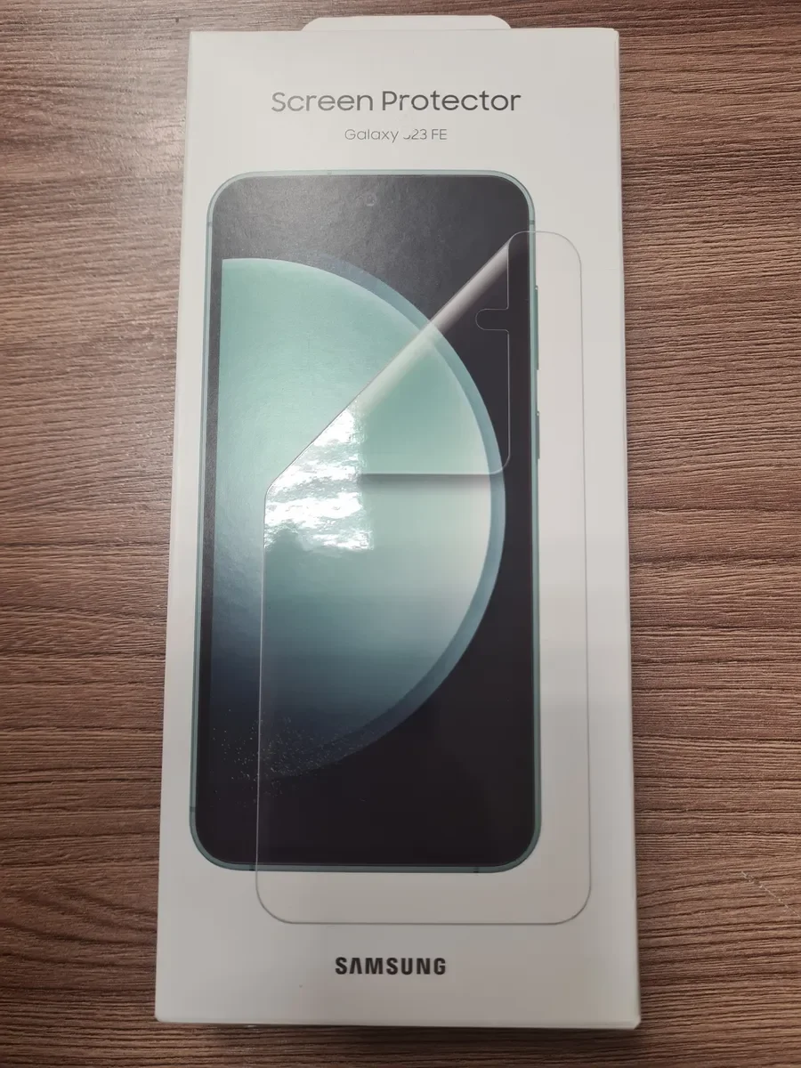 Защитная пленка и стекло Samsung Galaxy S23FE, прозрачная, 2 шт. (EF-US711CTEGRU)