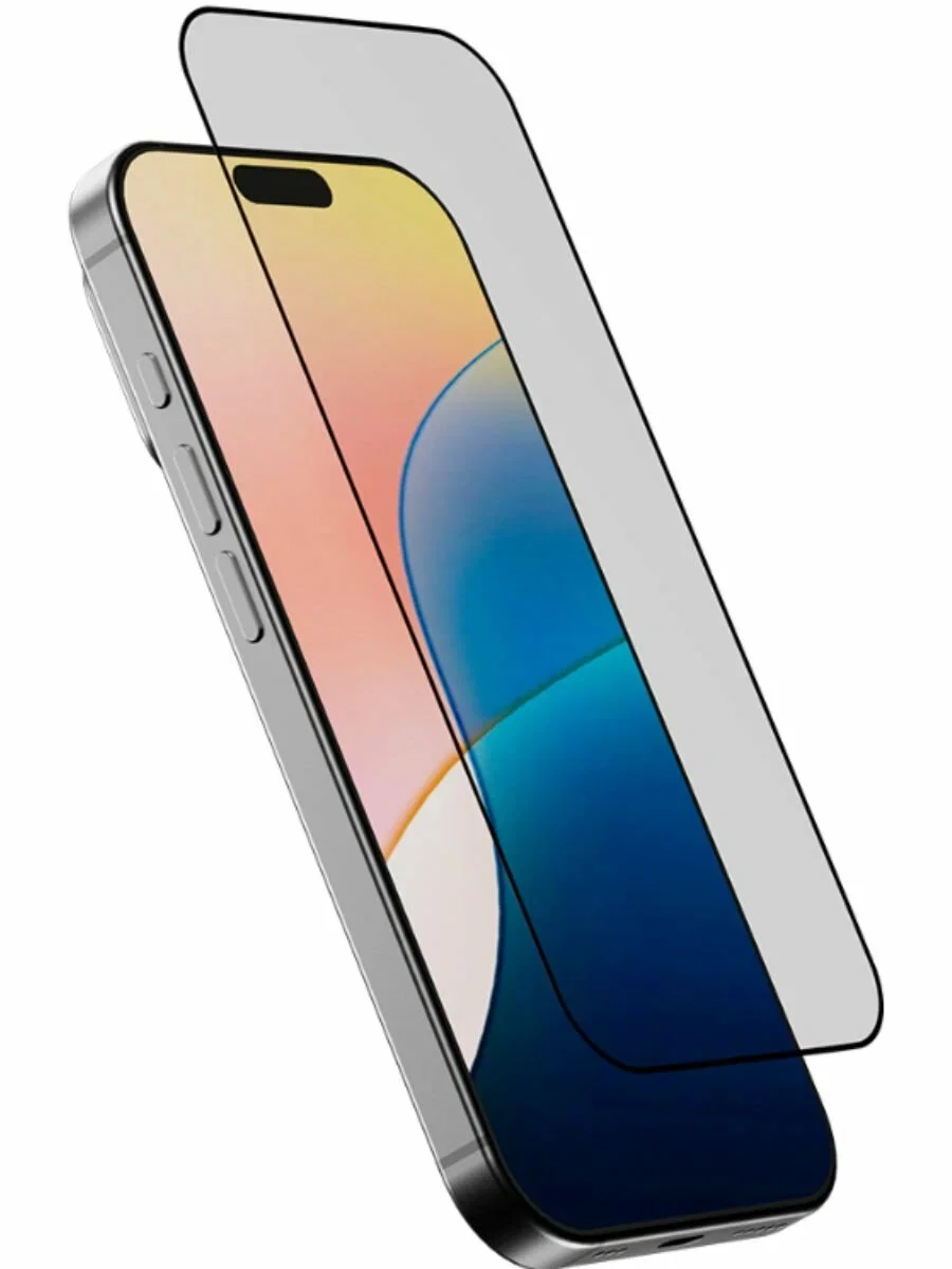 Защитная пленка и стекло Type Gorilla 3D Anti-broken Tempered Glass, iPhone 16 pro 6.3, Black (NPT35-16P-BK)