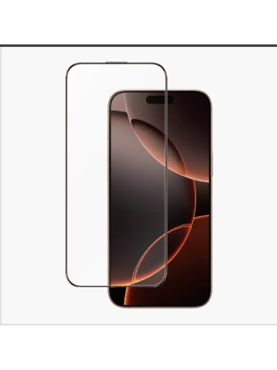 Защитная пленка и стекло Type Gorilla 3D Anti-broken Tempered Glass, iPhone 16 pro Max 6.9, Black (NPT35-16PM-BK)