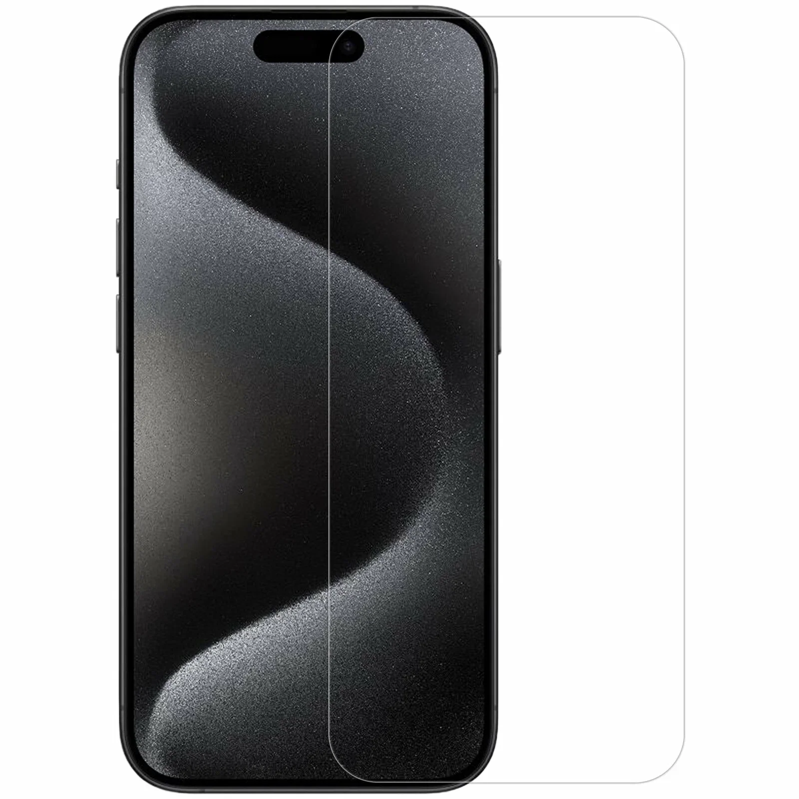 Защитная пленка и стекло Type Gorilla Full Cover Anti-Peep Matte Glass, iPhone 15 Pro 6.1, Black (NPG1-15P-BK)