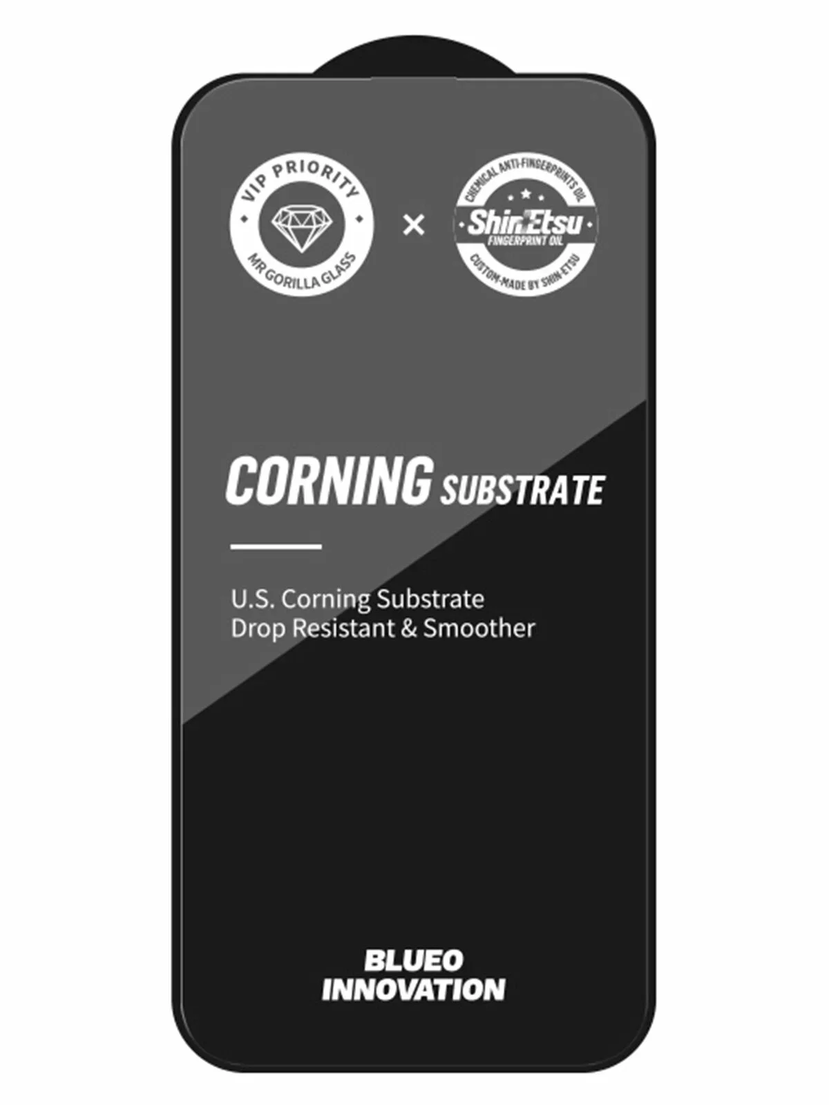 Защитная пленка и стекло Type Gorilla Full Cover HD Glass, Anti-Static, iPhone16/15, Black, 6.1 (PTJ1-15-16-BK)