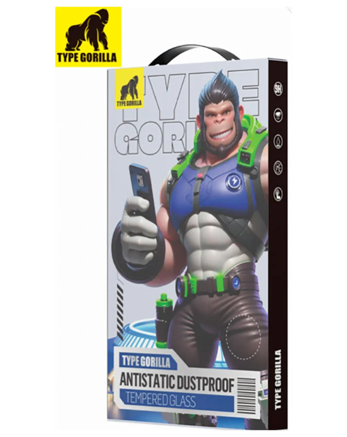 Защитная пленка и стекло Type Gorilla TG singel Pack-2.5D, Silk full cover glass HD, Samsung S24, Black (WT1-SAM-S24-BK)