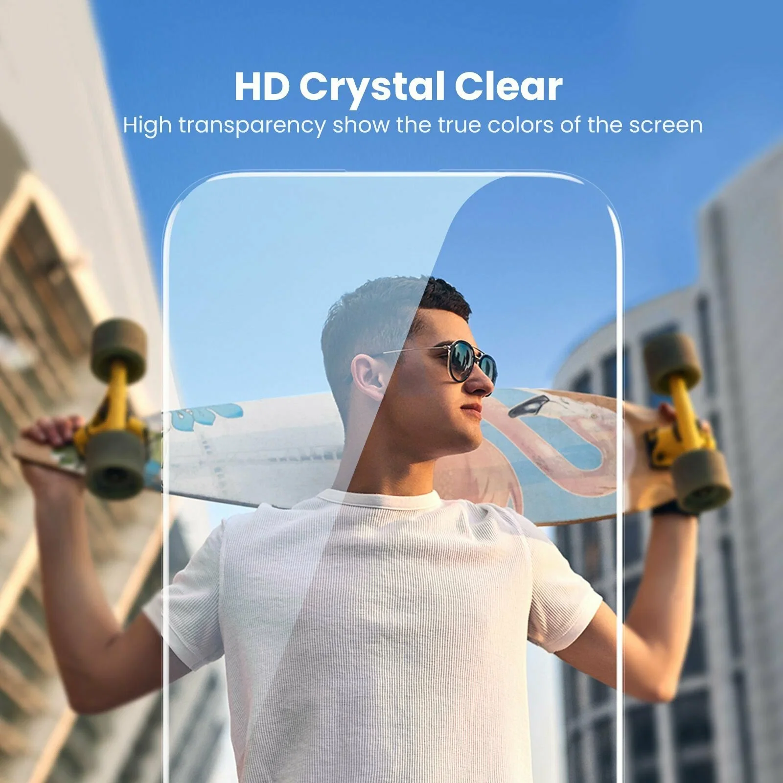 Защитная пленка и стекло Ugreen SP370 (25589) HD Screen Tempered Protective Film For iPhone 15 Plus, 2 шт