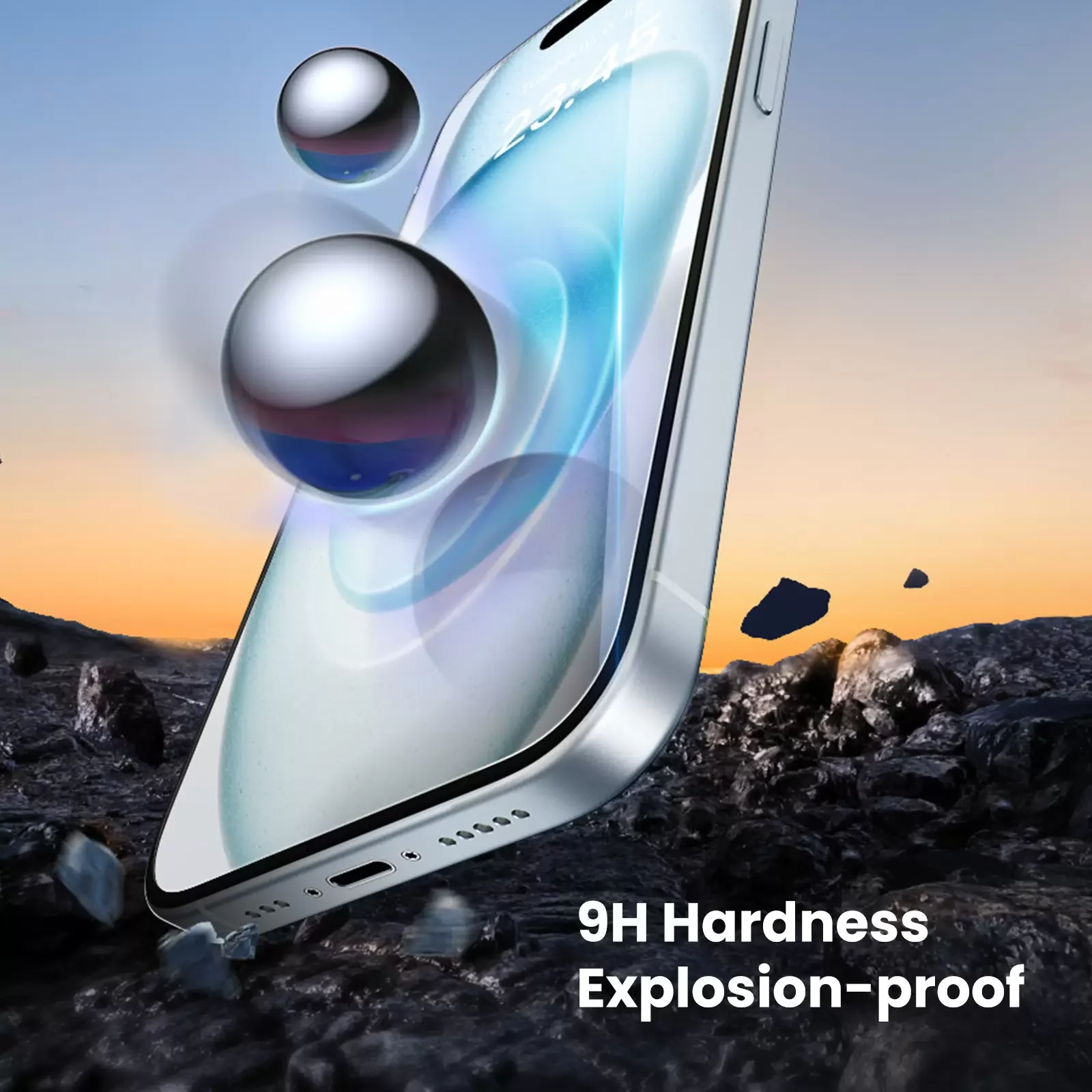 Защитная пленка и стекло Ugreen SP370 (25589) HD Screen Tempered Protective Film For iPhone 15 Plus, 2 шт