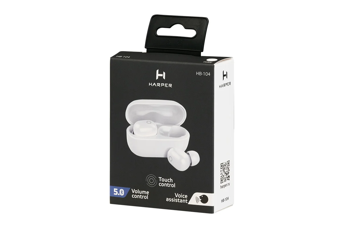 Наушники Harper HB-104 white