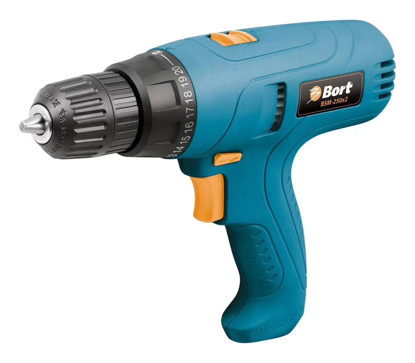 Дрель-шуруповерт Bort BSM-250x2 280Вт патрон:быстрозажимной (98296648)