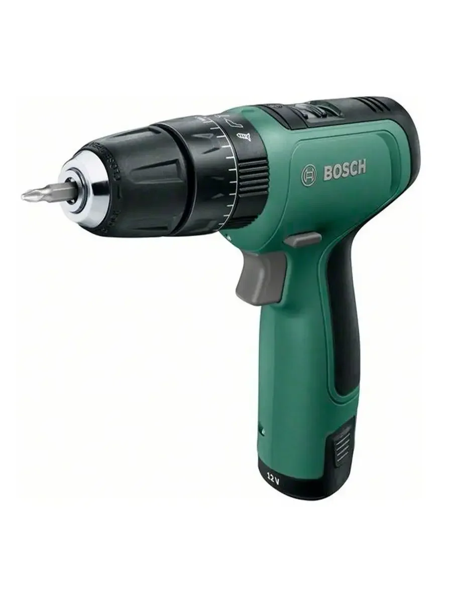 Дрель-шуруповерт Bosch EasyDrill 1200 аккум. патрон:быстрозажимной (кейс в комплекте) (06039D3007)