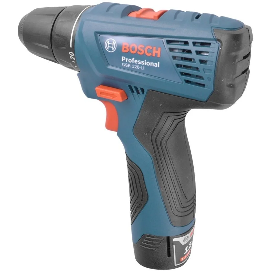 Дрель-шуруповерт Bosch GSR 120-LI аккум. патрон:быстрозажимной (кейс в комплекте) (06019G8000)