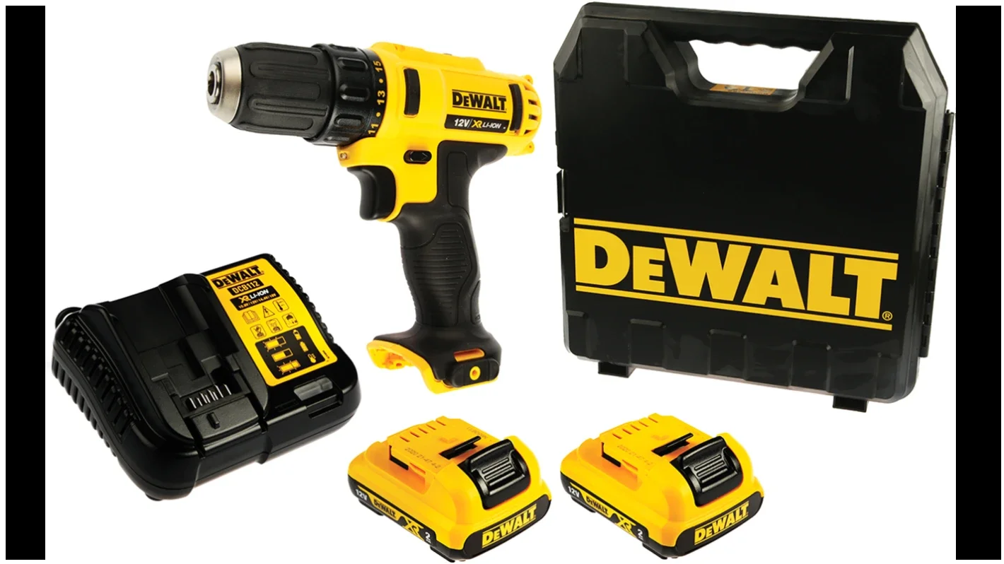 Дрель-шуруповерт DeWalt DCD710D2-QW 180Вт аккум. патрон:быстрозажимной (кейс в комплекте)