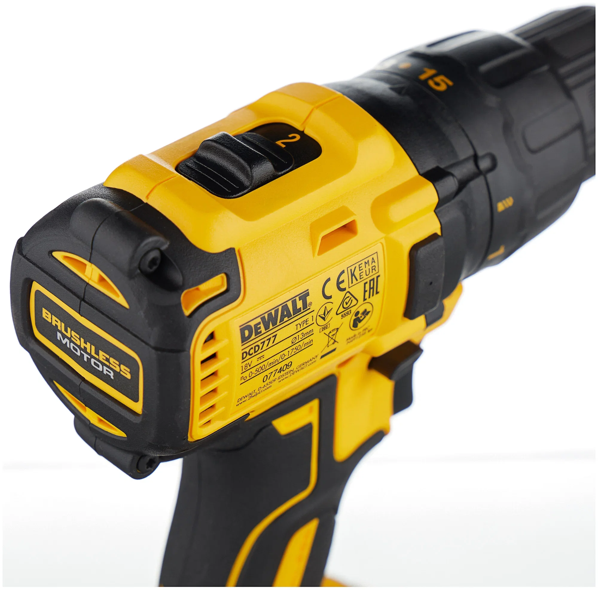 Дрель-шуруповерт DeWalt DCD777D2T-QW аккум. патрон:быстрозажимной (кейс в комплекте)