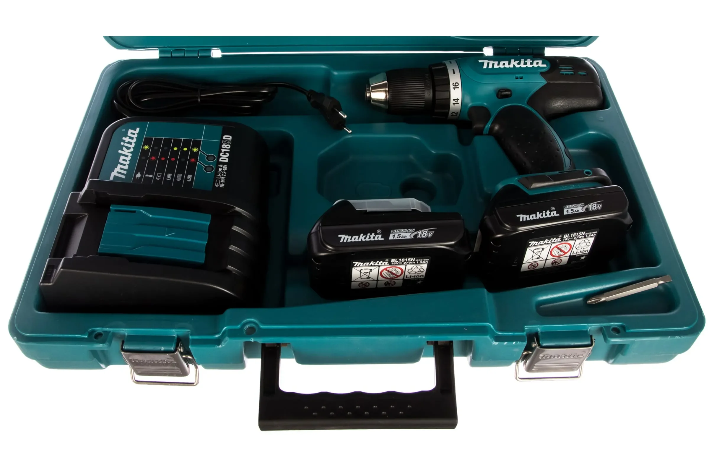 Дрель-шуруповерт Makita DDF453SYE аккум. патрон:быстрозажимной (кейс в комплекте)