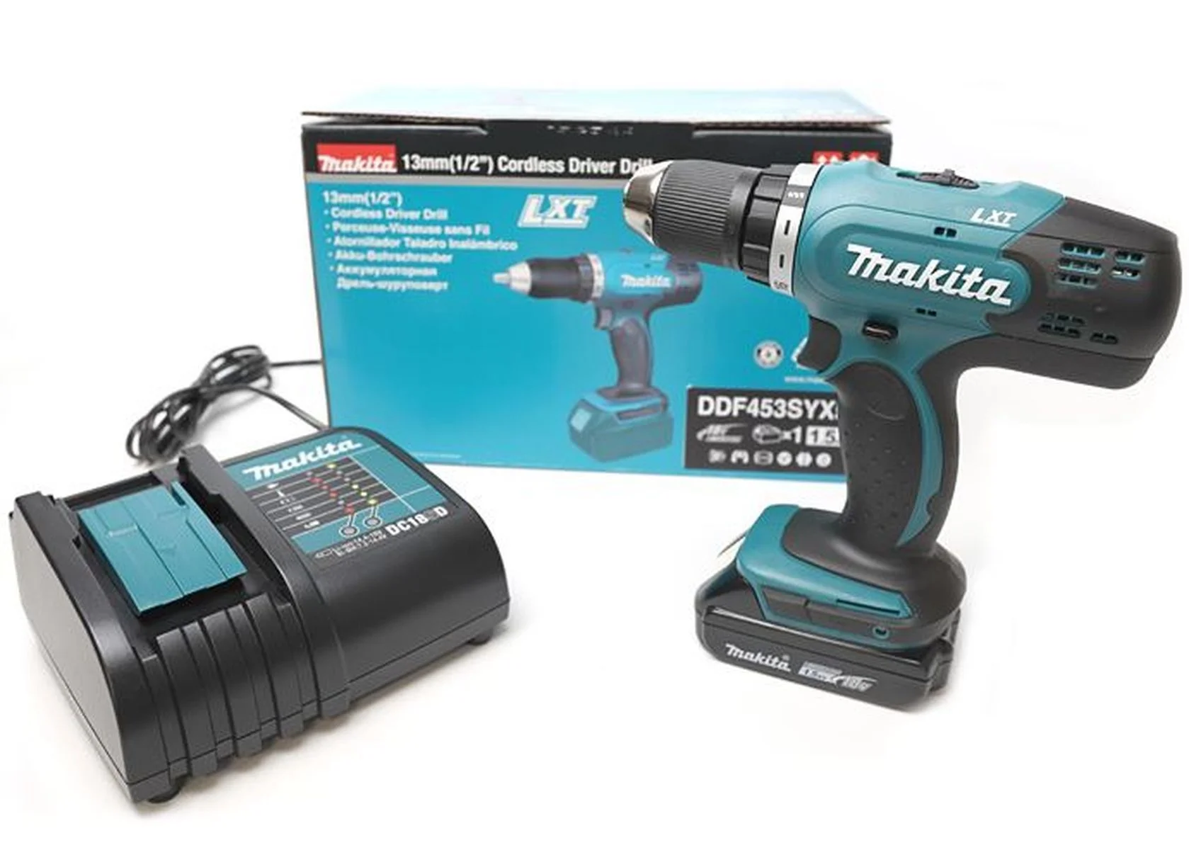 Дрель-шуруповерт Makita DDF453SYX5 аккум. патрон:быстрозажимной