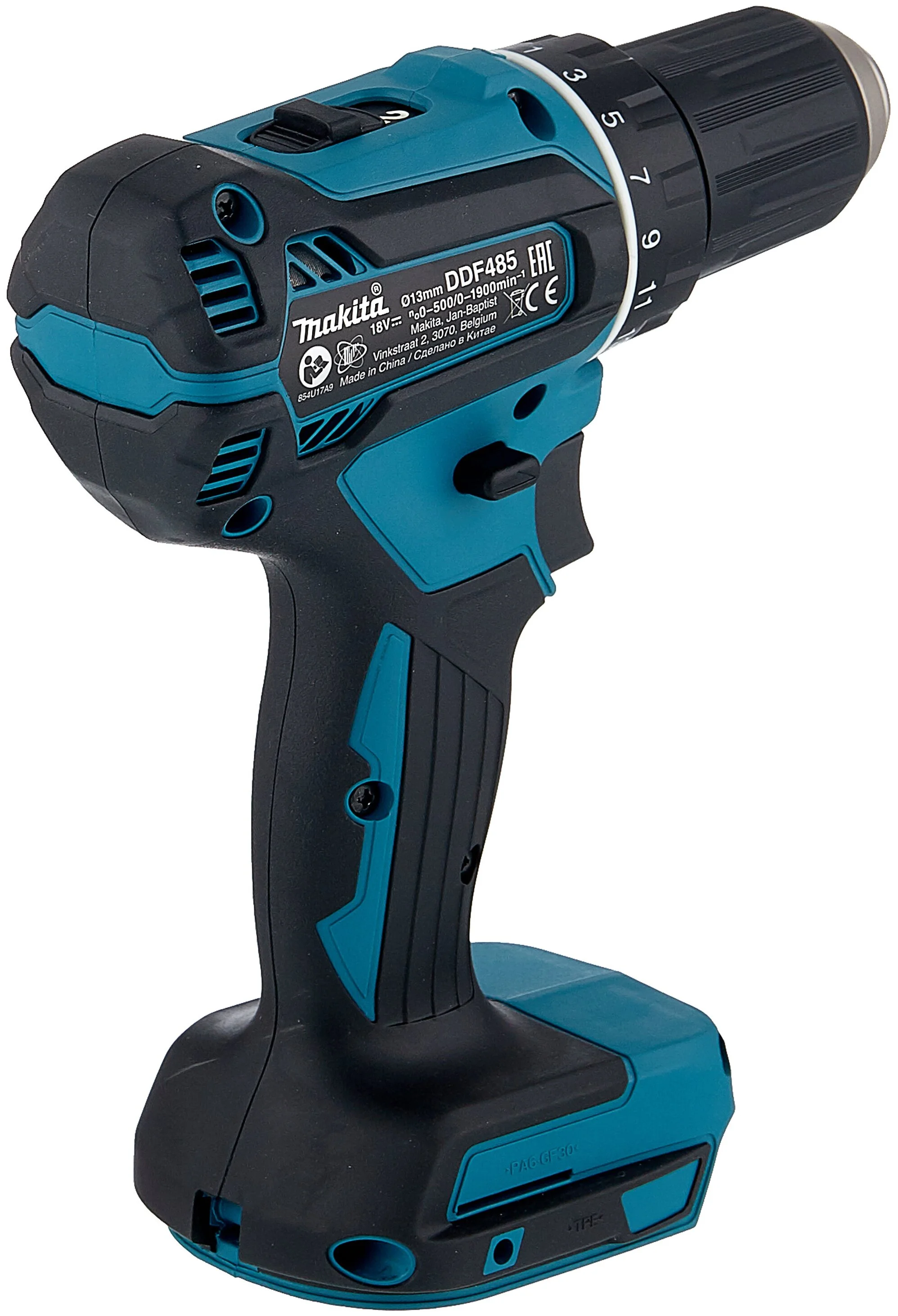 Дрель-шуруповерт Makita DDF485Z аккум. патрон:быстрозажимной