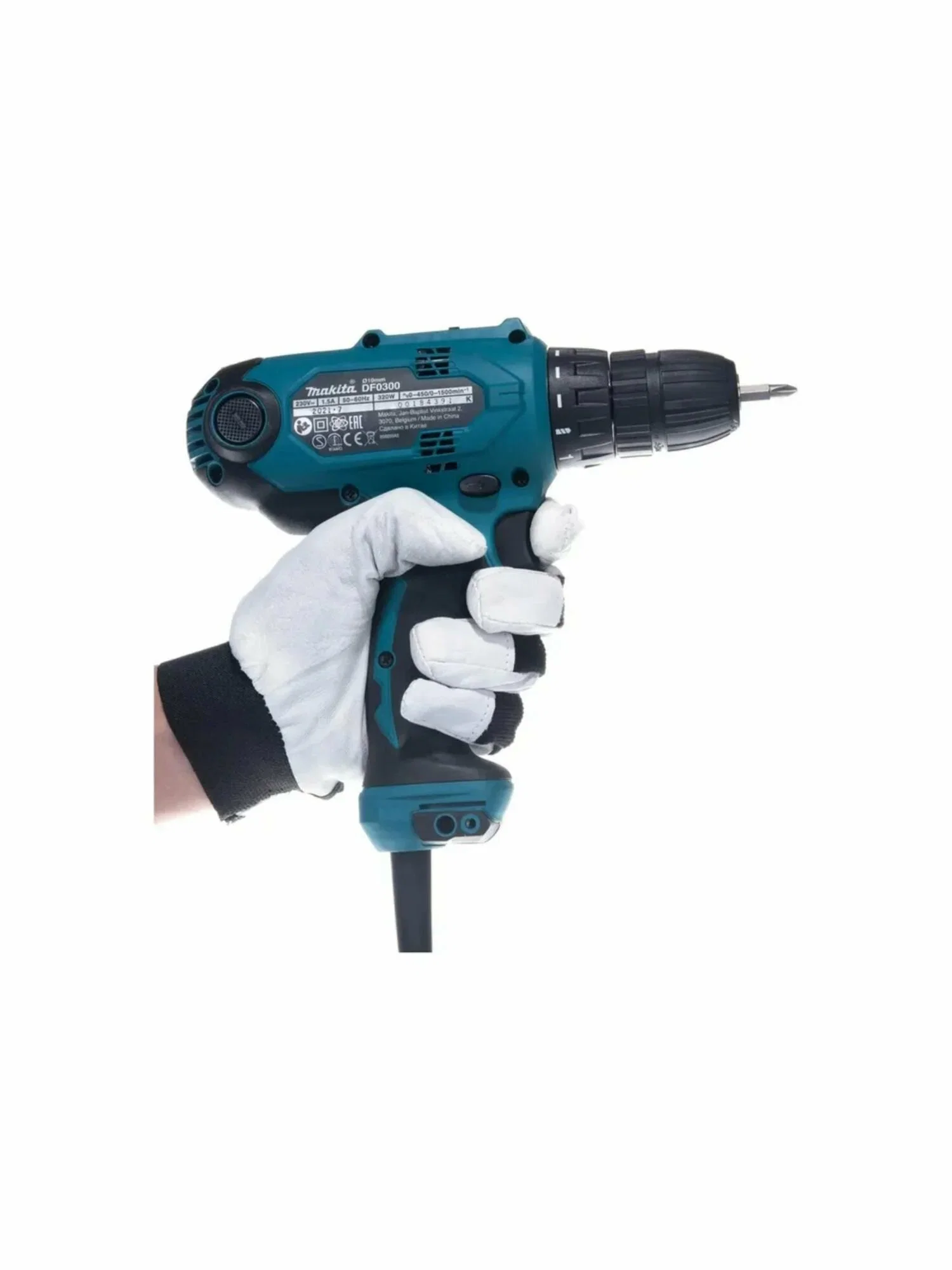 Дрель-шуруповерт Makita DF0300X1 320Вт патрон:быстрозажимной