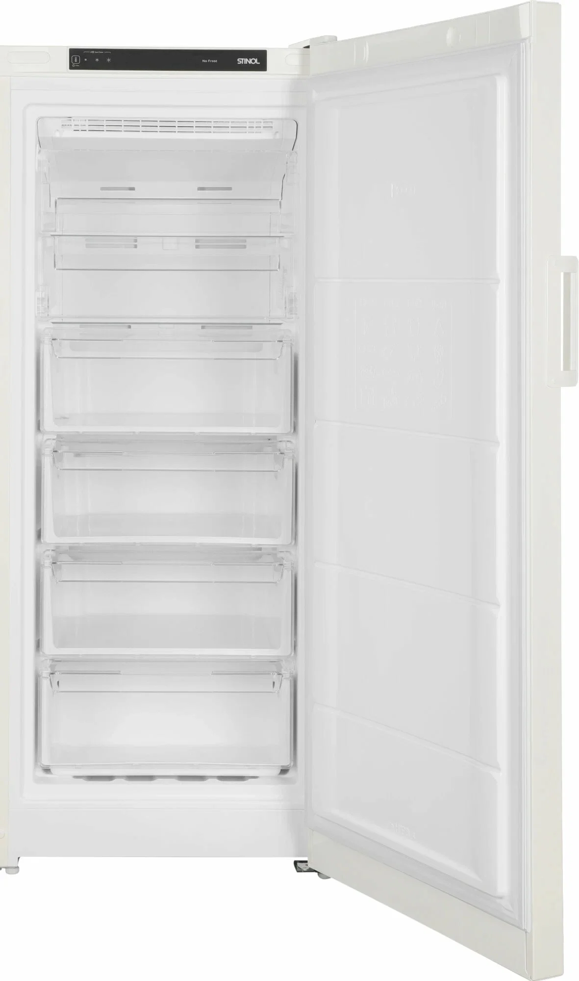 Морозильная камера Stinol STZ 150 EF, бежевый, 204 л, 4 ящика, 2 полки