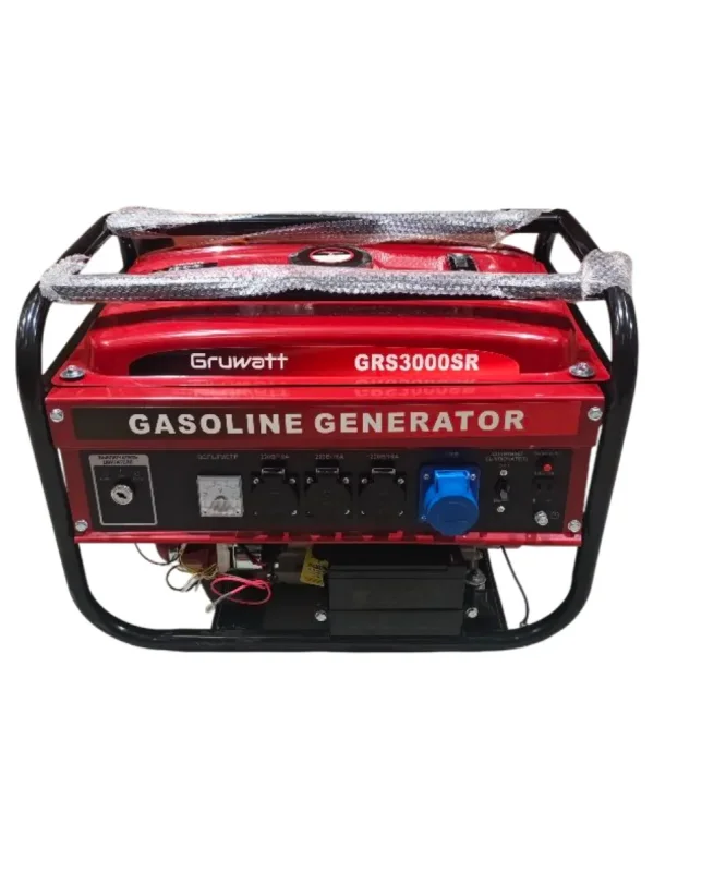 Генератор ГИБРИД (пропан/бенз) GRUWATT GRS3000GR (3,0кВт,  ручной стартер, 7лс)