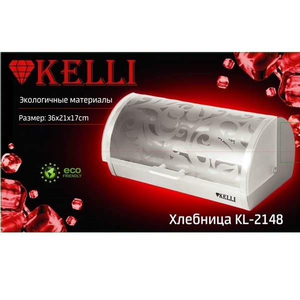 Kelli Хлебница KL-2148 36х21х18см
