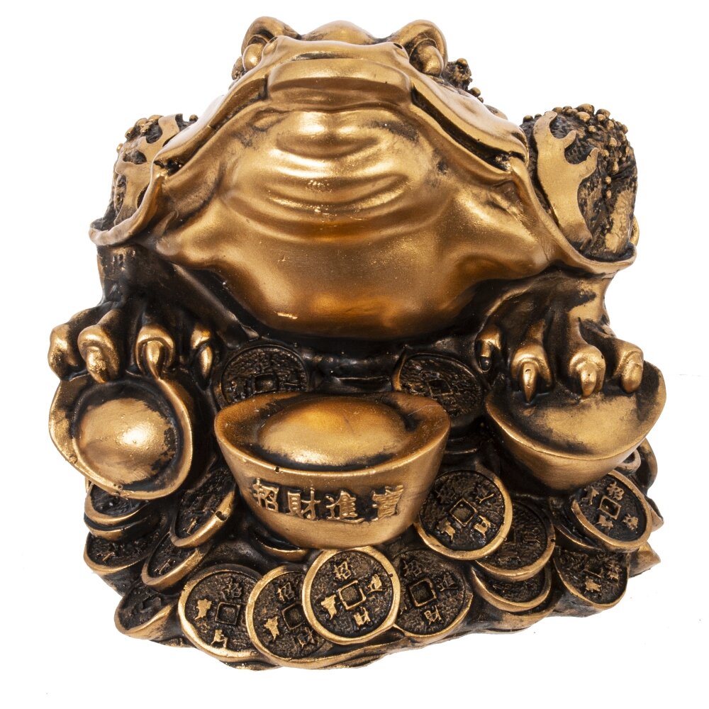 Фигурка декоративная "Лягушка денежная", L10 W12,5 H10,5 см