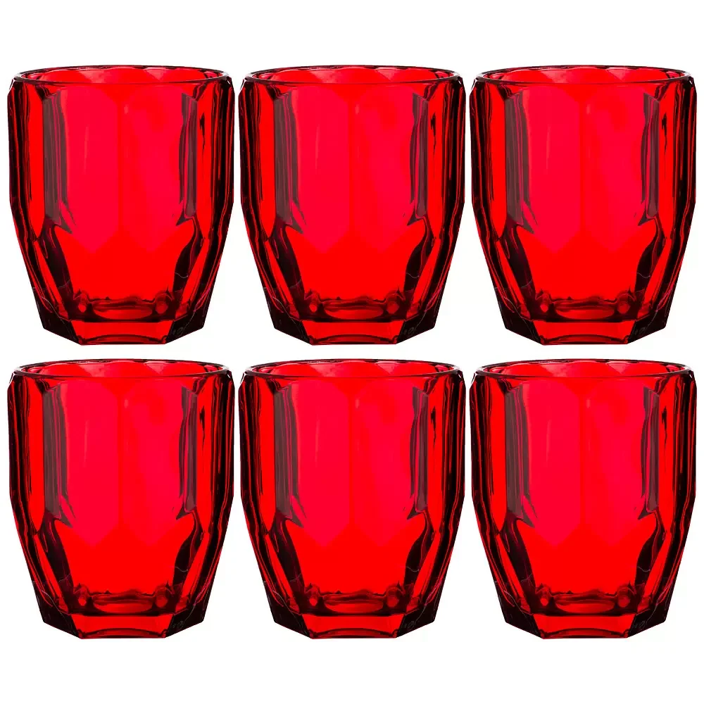 СТАКАН "LINES" RED 430МЛ МАЛ.УП.=6ШТ