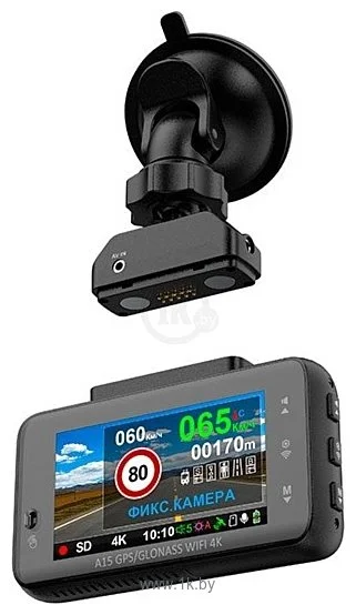 Видеорегистратор Sho-Me FHD-975 черный 2160x3840 2160p 140гр. GPS MStar 8629