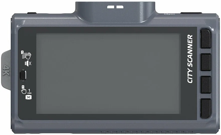 Видеорегистратор Silverstone F1 CityScanner 4K Wi-Fi черный 2Mpix 2160x3840 2160p 140гр. GPS AIT 8629