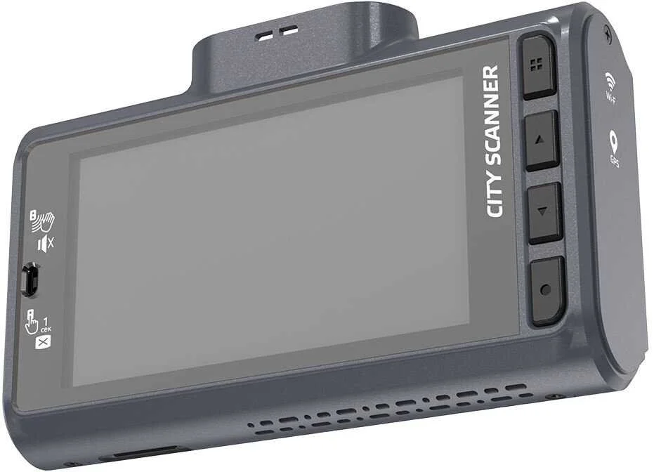 Видеорегистратор Silverstone F1 CityScanner 4K Wi-Fi черный 2Mpix 2160x3840 2160p 140гр. GPS AIT 8629