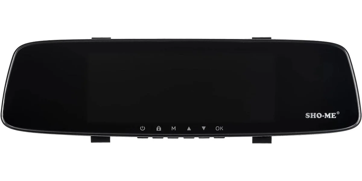 Видеорегистратор с радар-детектором Sho-Me Combo Mirror WiFi Duo GPS ГЛОНАСС черный