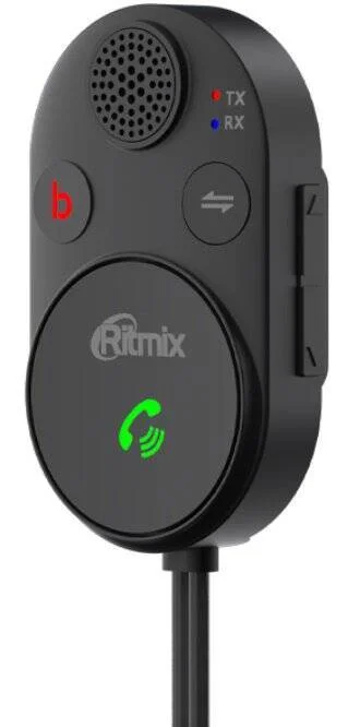 Автомобильный FM-модулятор Ritmix BTR-200 черный BT USB (80002461)