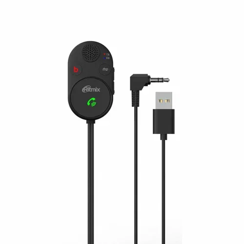 Автомобильный FM-модулятор Ritmix BTR-200 черный BT USB (80002461)