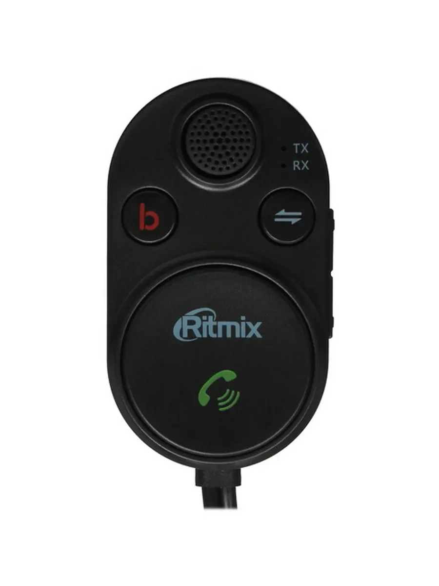 Автомобильный FM-модулятор Ritmix BTR-200 черный BT USB (80002461)