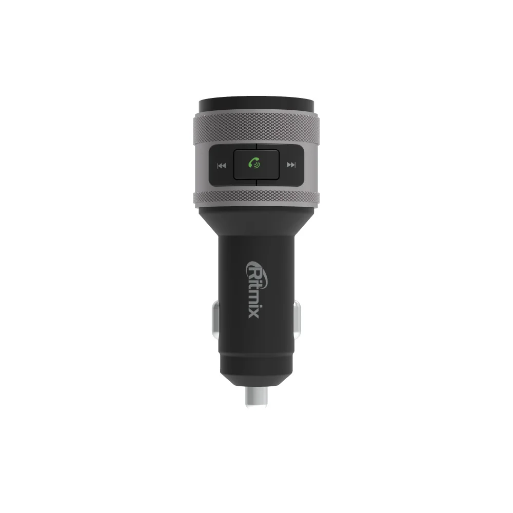Автомобильный FM-модулятор Ritmix FMT-A707 черный MicroSD BT USB (80000131)