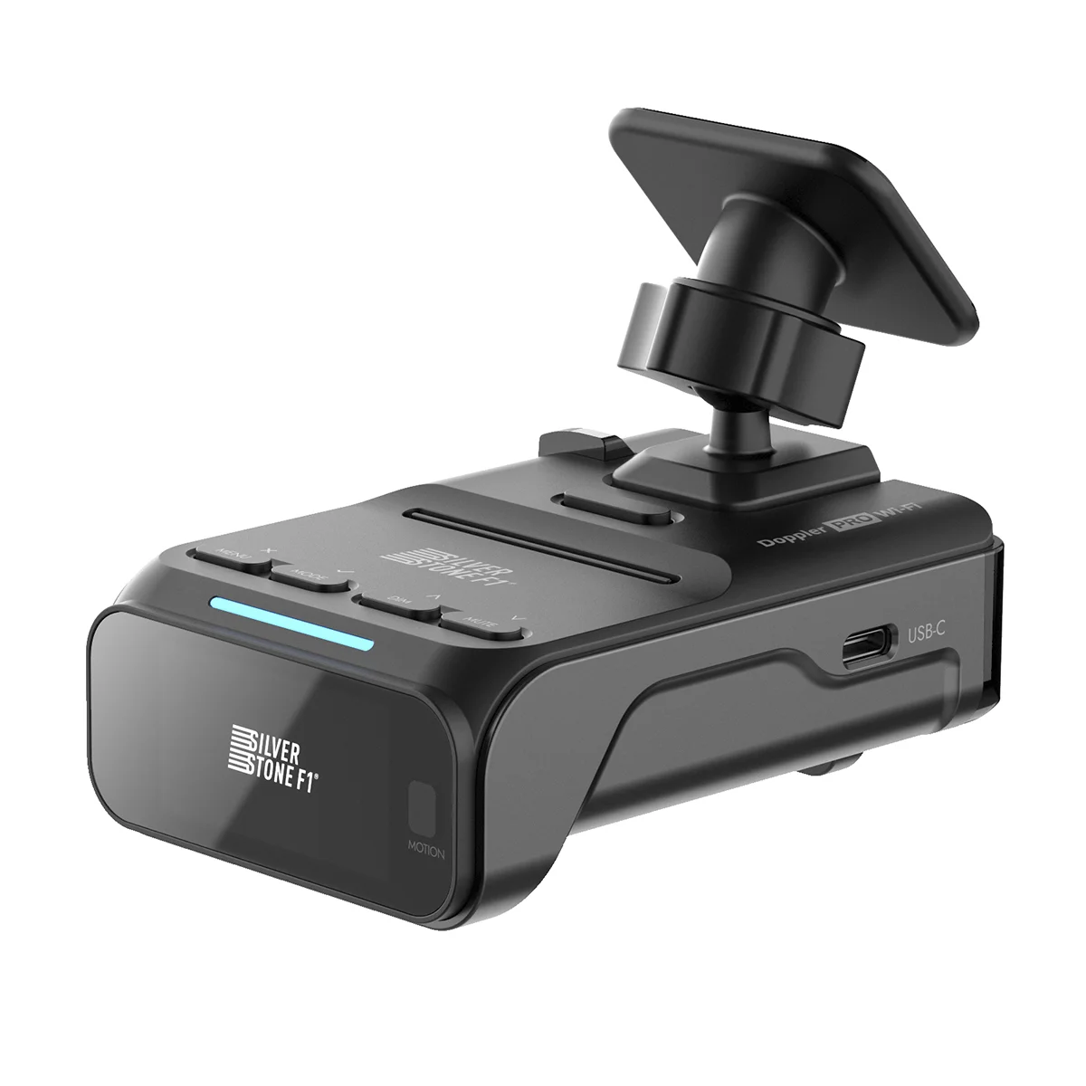 Радар-детектор Silverstone F1 Doppler Pro GPS приемник черный