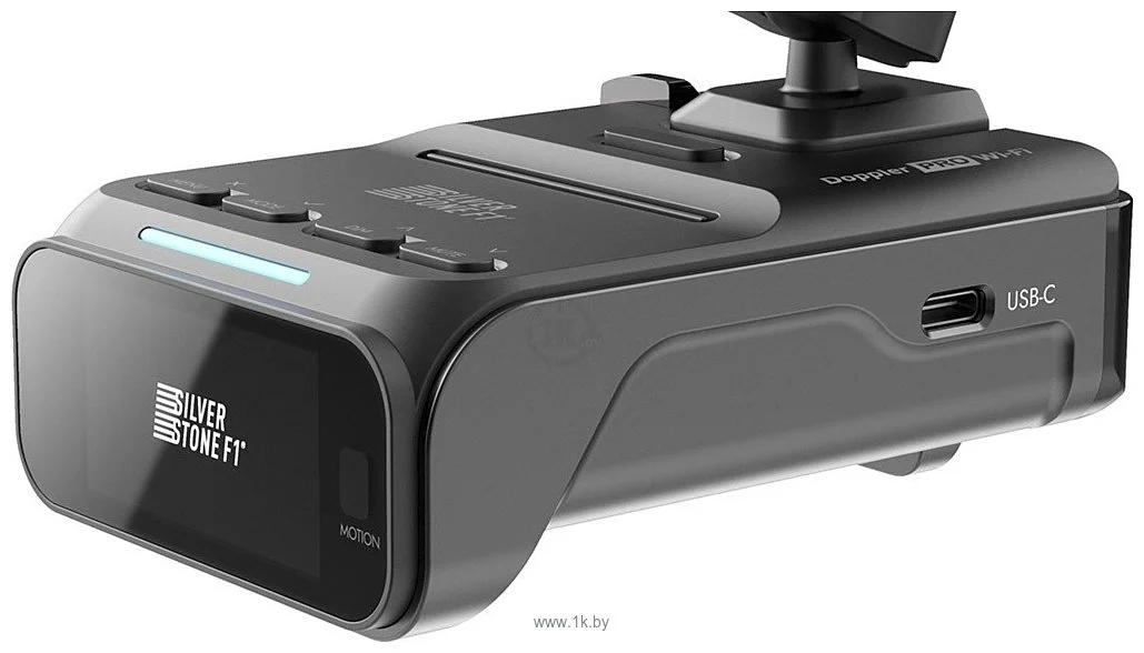 Радар-детектор Silverstone F1 Doppler Pro GPS приемник черный