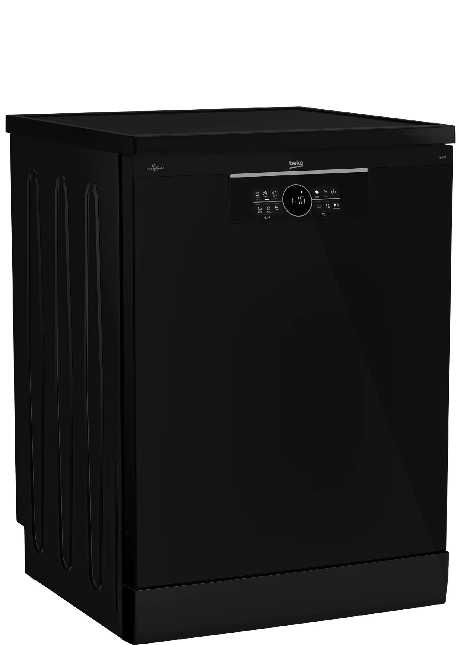 Посудомоечная машина Beko BDFN25521B, чёрный, 59.8 см, 15 компл., сушка конденсационная, 44 дБ, класс A