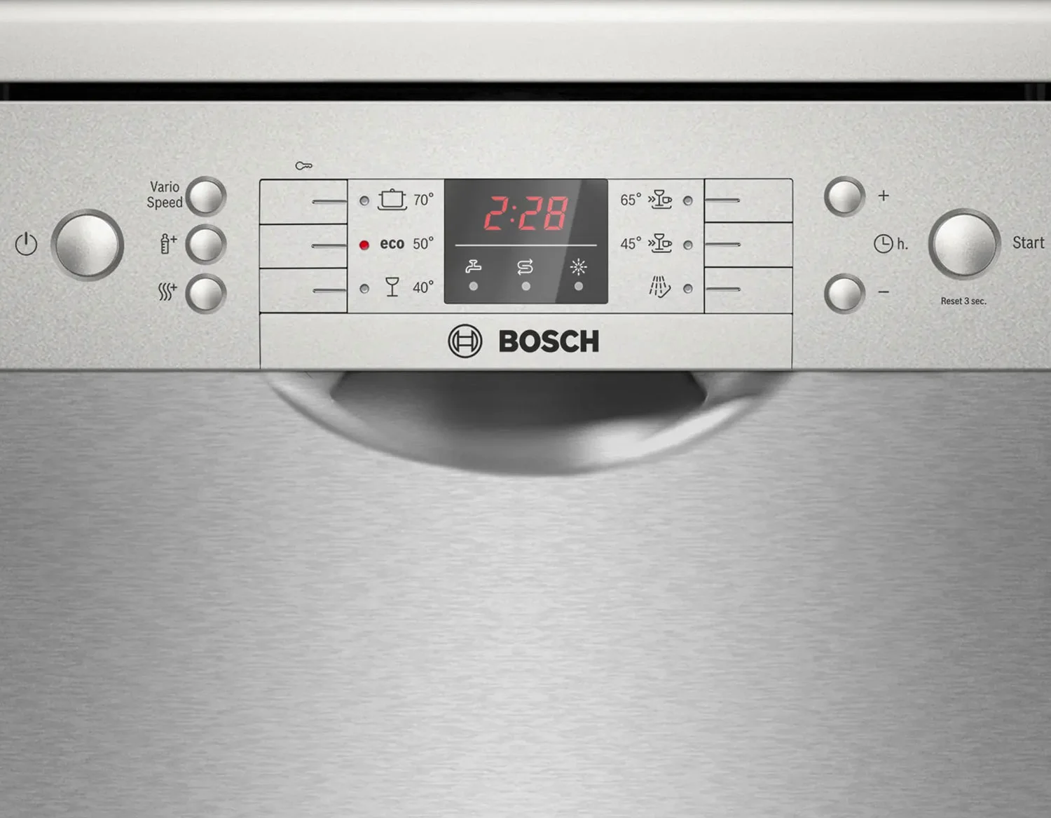 Посудомоечная машина Bosch SMS26DI00T, серебристый, 60 см, 13 компл., сушка теплообменник, 48 дБ, класс D