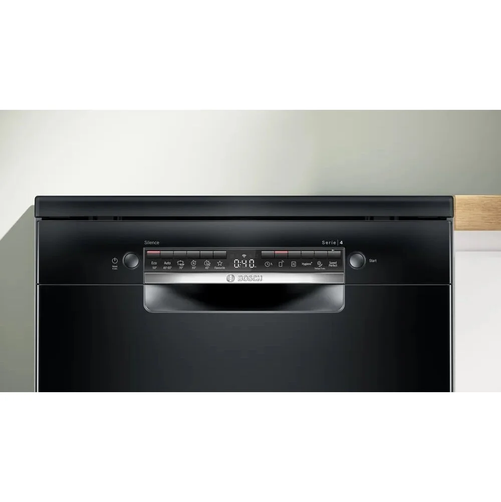 Посудомоечная машина Bosch SMS4IMB62Q, чёрный, 60 см, 13 компл., сушка теплообменник, 50 дБ, класс A