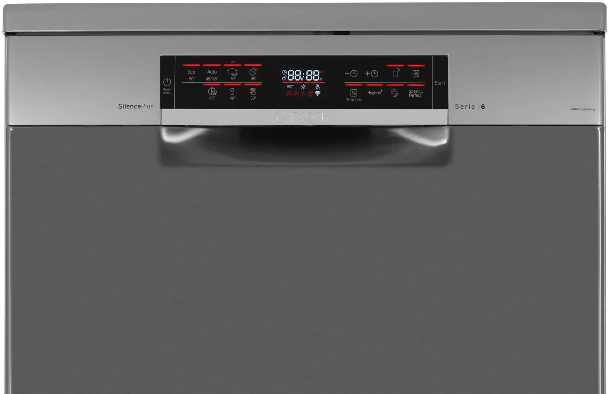 Посудомоечная машина Bosch SMS6EMI65Q, нержавеющая сталь, 60 см, 13 компл., 46 дБ, класс A
