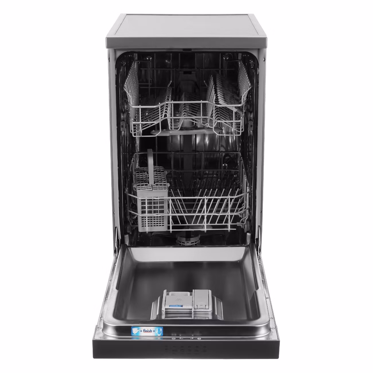 Посудомоечная машина HOTPOINT HFS 1C57 S, серебристый, 44.8 см, 10 компл., 49 дБ, класс A