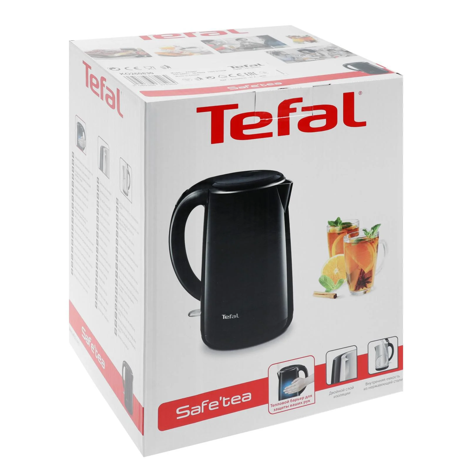 Эл,чайник Tefal KO260830, черный