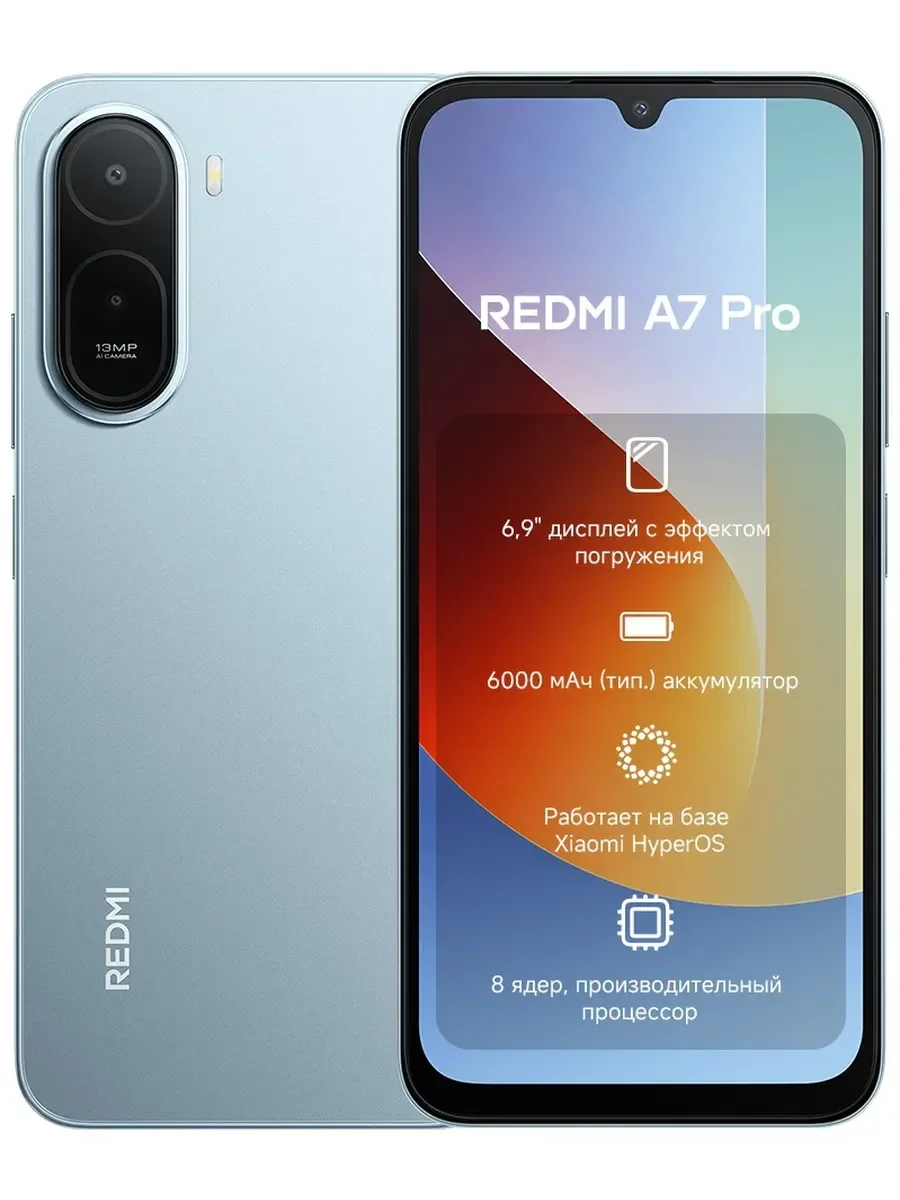 Смартфон Redmi A7 Pro RU 4+64 Mist Blue