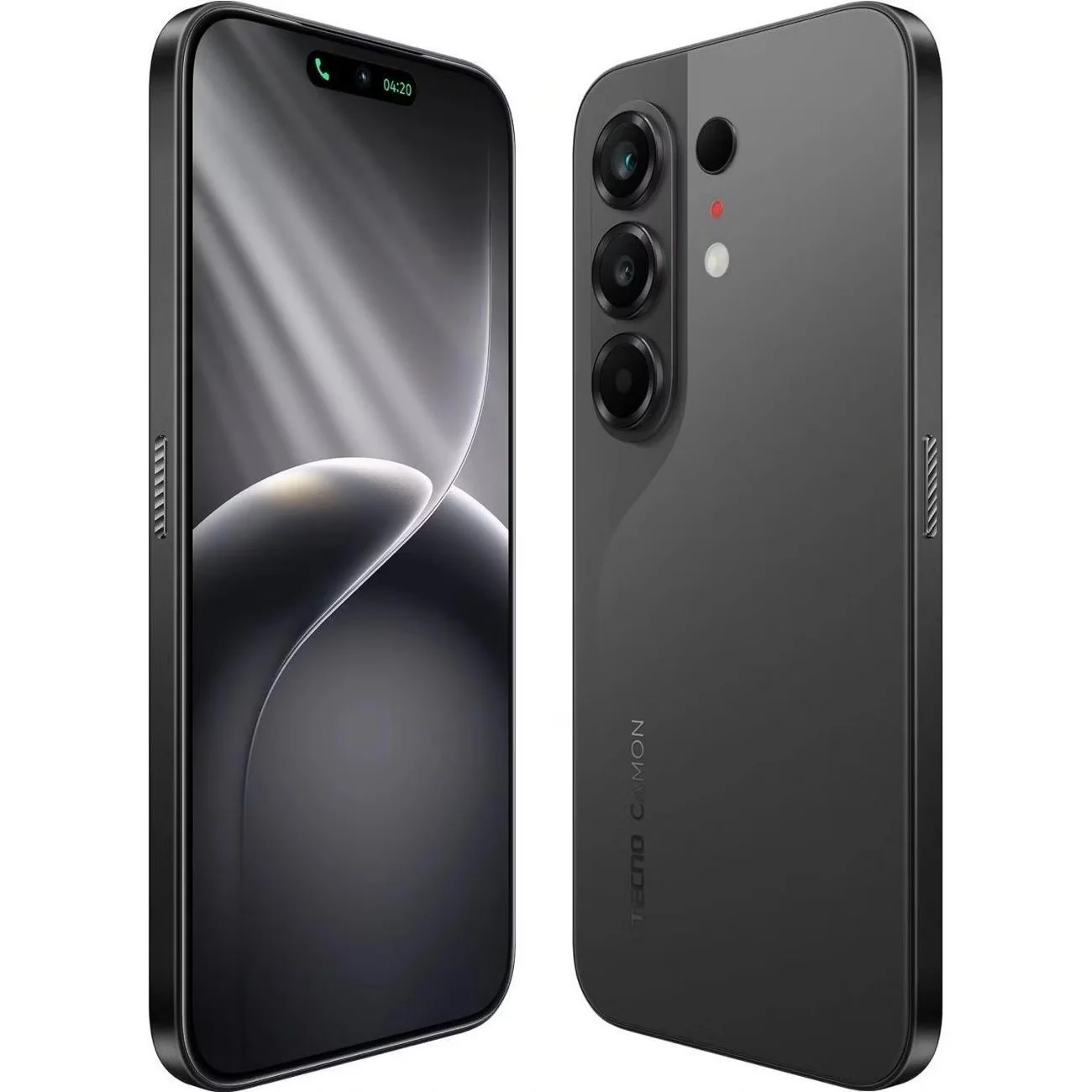 Смартфон Tecno Camon 50 256Gb 12Gb черный моноблок 3G 4G 2Sim 6.78" 1208x2644 Android 16 50Mpix 802.11 a/b/g/n/ac NFC GPS GSM900/1800 GSM1900 Protect