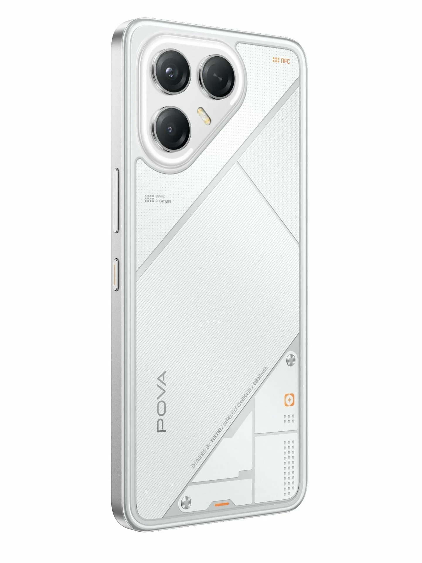 Смартфон Tecno Pova 7 Ultra 5G LJ9, 12/256Gb, белый